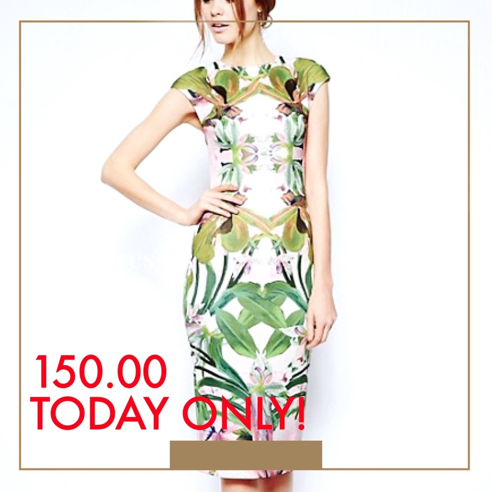 Ted Baker London Safiya Jungle Orchid Dress